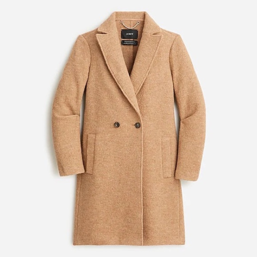 NWT J. Crew Daphne Topcoat in Italian Wool Blend